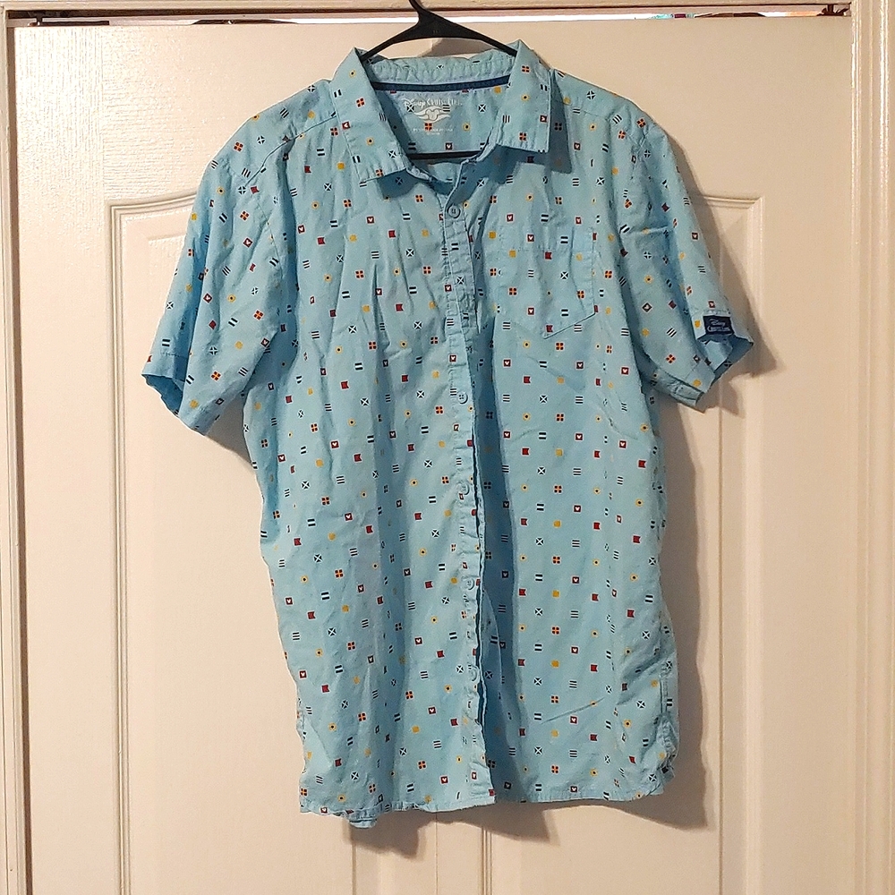 Disney Cruise Line Button Down Tshirt